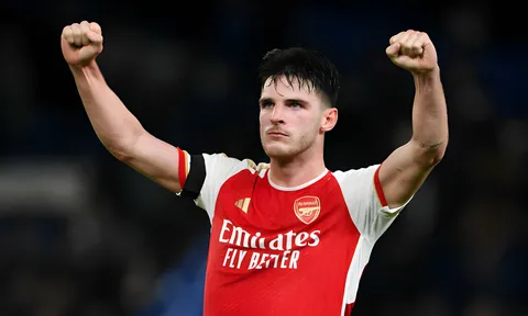 CHÍNH THỨC: Declan Rice nhận giải thưởng cầu thủ xuất sắc nhất năm
