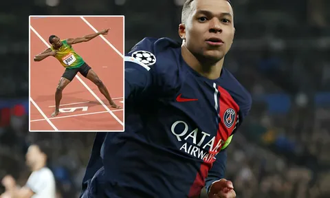 Mbappe đạt tốc độ kinh hoàng, 'ngang ngửa' kỷ lục của Usain Bolt