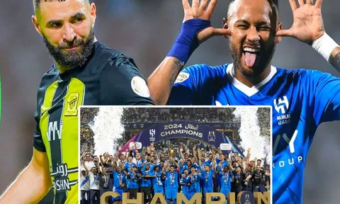 Karim Benzema 'tàng hình' Al Ittihad thua đậm Al Hilal tại chung kết Siêu cúp Ả rập