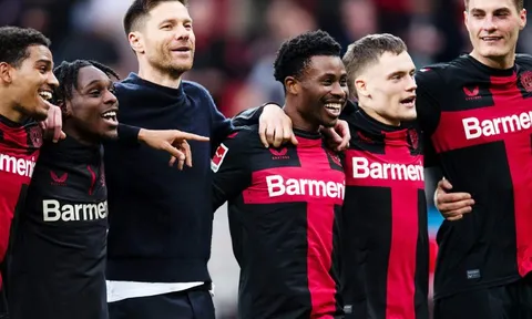 Leverkusen cắt đứt chuỗi vô địch của Bayern, lần đầu tiên lên đỉnh Bundesliga