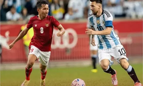 Không có Messi, Argentina chật vật đánh bại Indonesia