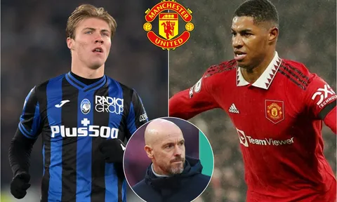 'Truyền nhân của Haaland' thừa nhận muốn đến MU, Ten Hag thẳng tay gạch tên Rashford?