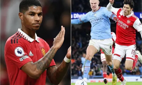 Bảng xếp hạng Ngoại hạng Anh 2022/23 mới nhất: MU nguy cơ rơi khỏi top 4, Arsenal bỏ xa Man City?