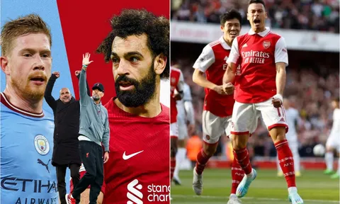Lịch thi đấu Ngoại hạng Anh hôm nay 1/4: Man City vs Liverpool; Arsenal đặt một tay vào chức vô địch