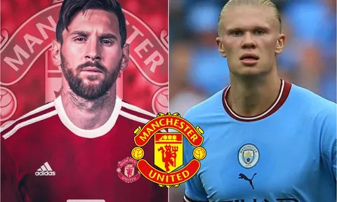 Tin chuyển nhượng MU 6/4: Man Utd bất ngờ chiêu mộ Messi; Ten Hag nhắm 'truyền nhân' của Haaland