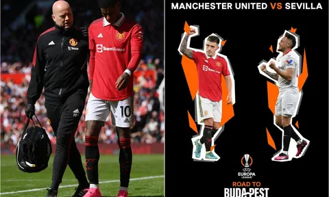 MU nhận 'hung tin' từ Rashford trước thềm gặp Sevilla tại Europa League