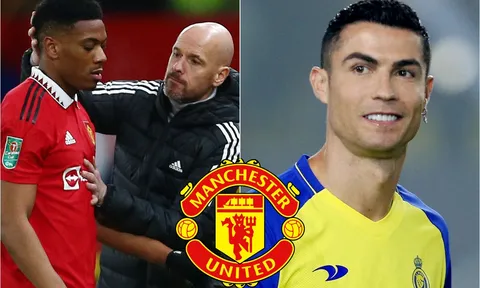 Tin chuyển nhượng MU: Ten Hag tiết lộ tương lai của Martial; Ronaldo rủ đồng đội cũ tới Al Nassr