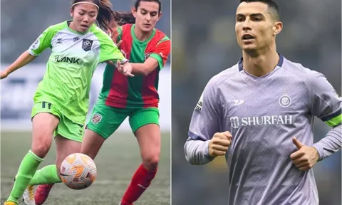Trước thềm dự SEA Games 32, Huỳnh Như gây sốt khi 'bắt chước' Ronaldo trong trận hòa của Lank FC