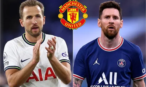Tin chuyển nhượng MU 25/4: Harry Kane gia nhập Man Utd với giá kỷ lục; PSG sẵn sàng để Messi đến MU