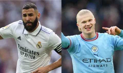 Kết quả bóng đá Champions League hôm nay: Haaland làm lu mờ Benzema, Man City đè bẹp Real Madrid?