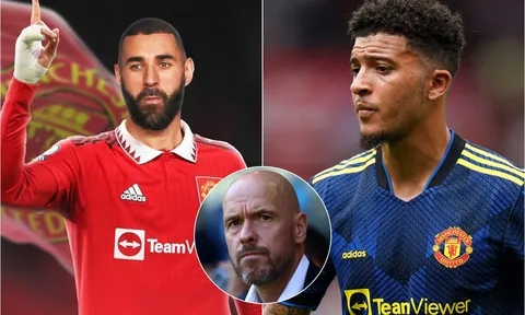 Tin chuyển nhượng MU hôm nay: Benzema bất ngờ đồng ý đến Man United; HLV Ten Hag đòi bán Sancho