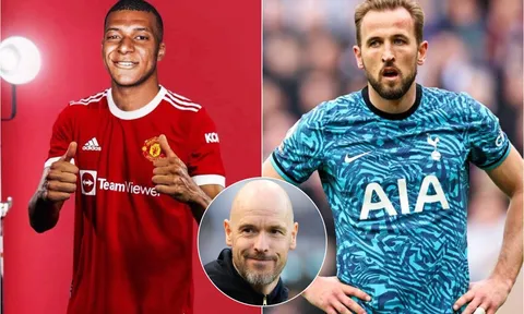 Tin chuyển nhượng trưa 13/6: Mbappe công khai muốn đến MU; HLV Ten Hag dừng theo đuổi Harry Kane
