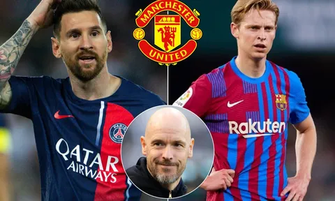 Tin chuyển nhượng MU 28/6: Messi nhận 'quả báo' vì từ chối MU; HLV Ten Hag quyết tâm tái hợp De Jong