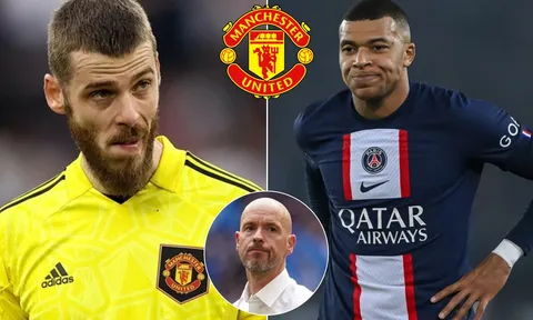 Tin chuyển nhượng MU 9/7: HLV Ten Hag bị tố 'đâm sau lưng' De Gea; Mbappe bị PSG đuổi đến Man Utd