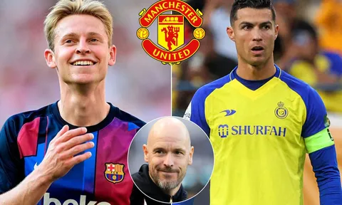Tin chuyển nhượng MU 14/7: De Jong khiến HLV Ten Hag mừng thầm; Ronaldo chèo kéo đàn em tới Al Nassr