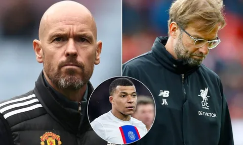 Tin bóng đá quốc tế 25/7: HLV Ten Hag lên tiếng vụ Mbappe đến MU; Jurgen Klopp chia tay Liverpool?