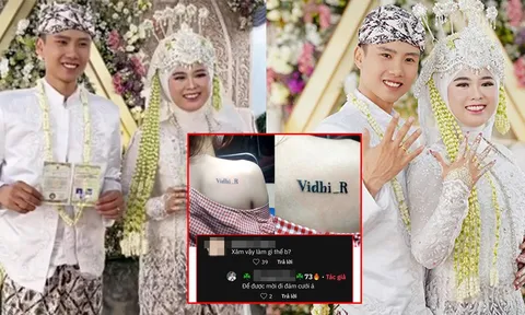 Phía Đạt Villa lên tiếng về thông tin xăm tên Vidhia thì được mời đi đám cưới