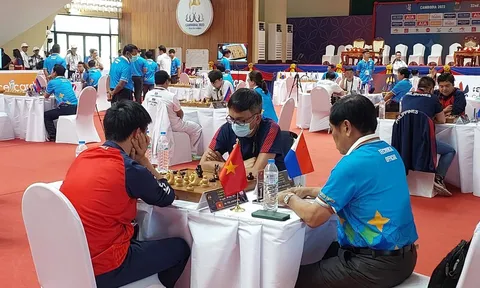 Kỳ thủ Việt Nam giành chiến thắng đầu tiên tại SEA Games 32