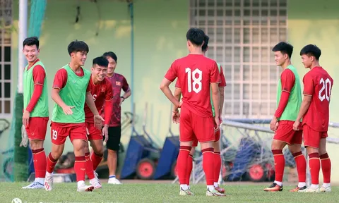 U22 Việt Nam thoải mái trước trận gặp U22 Singapore