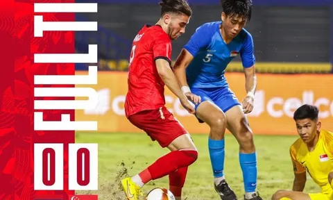 VIDEO: U22 Singapore 0-0 U22 Lào - Bảng B SEA Games 32