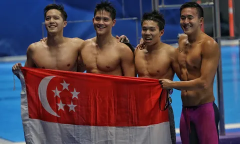 Không Joseph Schooling, đội tuyển bơi Singapore vẫn tự tin số 1 SEA Games 32
