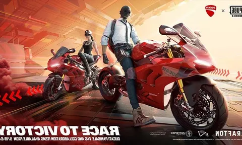 PUBG Mobile chính thức hợp tác cùng Ducati ra mắt bộ skin mới