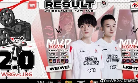 LPL Mùa Hè 2023: Weibo Gaming đánh bại nhà vô địch MSI Jingdong Gaming