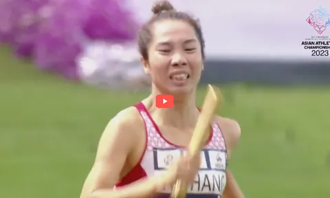 VIDEO: Việt Nam giành HCV 4x400m nữ giải điền kinh châu Á 2023
