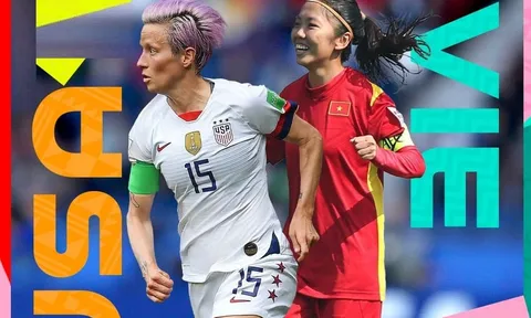 Lịch thi đấu bóng đá hôm nay 22/7: ĐT nữ Việt Nam ra quân tại World Cup