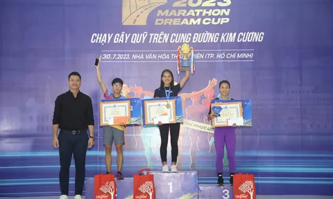Phạm Thị Hồng Lệ vô địch cự ly 10km Marathon Deam Cup 2023