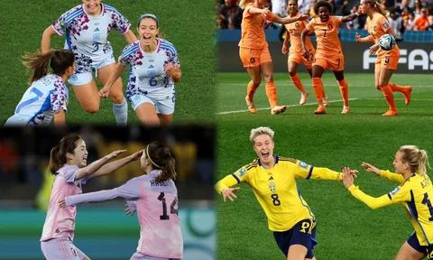 Xác định 2 cặp tứ kết đầu tiên tại World Cup nữ 2023