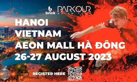 Việt Nam là 1 trong 6 nước tổ chức Parkour Asian Tour