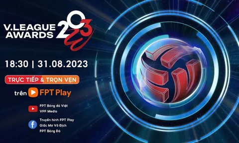 Trực tiếp V-League Awards: Tôn vinh các danh hiệu