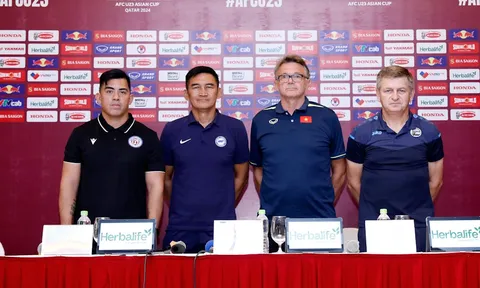 VIDEO: Toàn cảnh buổi họp báo trước Vòng loại U23 châu Á 2024