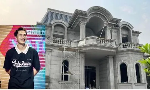 Tiền đạo Văn Toàn khánh thành biệt thự ở quê