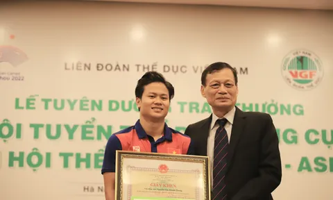 Á quân ASIAD Nguyễn Văn Khánh Phong nhận thưởng lớn