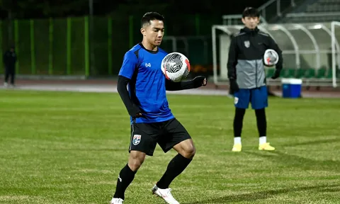 VIDEO: Chanathip cùng ĐT Thái Lan tập luyện cho Vòng loại World Cup 2026