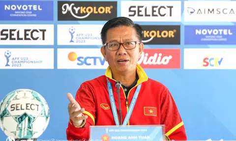 HLV Hoàng Anh Tuấn nhắc lại 'ký ức Thường Châu' ở buổi họp báo U23 châu Á
