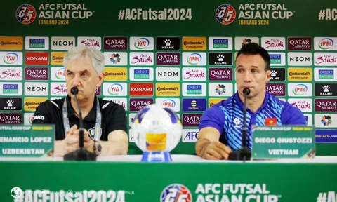 VIDEO: Toàn cảnh buổi họp báo trước tứ kết futsal châu Á