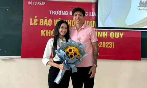 Đoàn Văn Hậu xuất hiện trong ngày đặc biệt của bạn gái hot girl