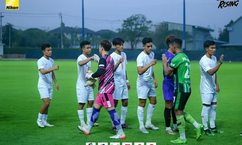 U22 Myanmar thắng đội bóng Thái Lan trước thềm SEA Games 32