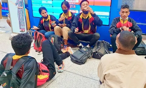 Xót xa với hình ảnh thiếu thốn của VĐV Đông Timor trước SEA Games 32