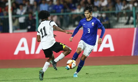U22 Campuchia rơi chiến thắng đáng tiếc tại SEA Games 32