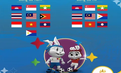 Kết quả bốc thăm bóng đá SEA Games 32: U22 Việt Nam rơi vào bảng đấu khó