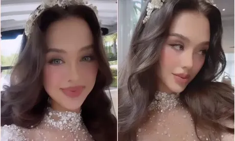 Vợ Tây Bùi Tiến Dũng khoe clip hậu trường, lộ vóc dáng sexy cân hết mọi concept