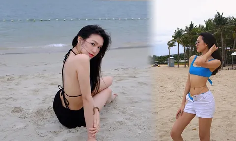 Bạn gái hậu vệ tuyển Việt Nam xinh như thiên thần, khoe dáng gợi cảm khiến dân tình bỏng mắt
