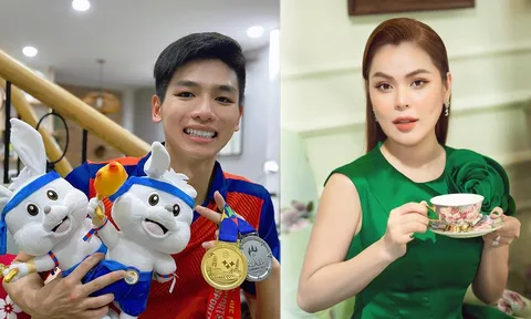 Thần đồng bơi Nguyễn Hữu Kim Sơn đáp trả 'cực khéo' Hoa hậu Phương Lê giữa ồn ào với Ý Nhi