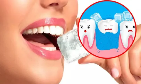 Thích nhai đá viên rau ráu thì đi khám ngay đừng chủ quan, cơ thể đang báo động khẩn cấp