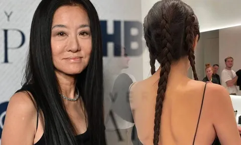 Bóng lưng 'bà tiên áo cưới' Vera Wang khiến CDM phải dụi mắt vì đẹp siêu thực
