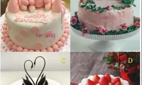Muốn biết bạn có thể gặp được người yêu mình cả đời không, chọn chiếc bánh thích nhất và xem kết quả